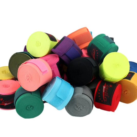 Protective Gear 5M Boxing Straps Elastic 2 Rolls Hand Guards Straps Cotton Protect Boxing Bandages Wrapped Thai Boxing