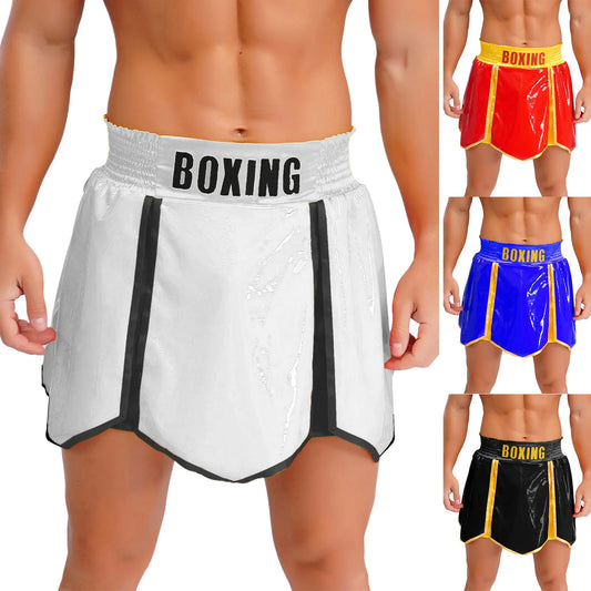 Men Muay Thai Shorts Boxing Shorts Thailand Martial Arts Training Boxing Fight Shorts Kickboxing Gym Pants Kickboxing Shorts